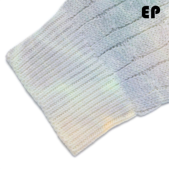 Women Knitted Sweater Pullover Pullover Cardigan Ripped Top