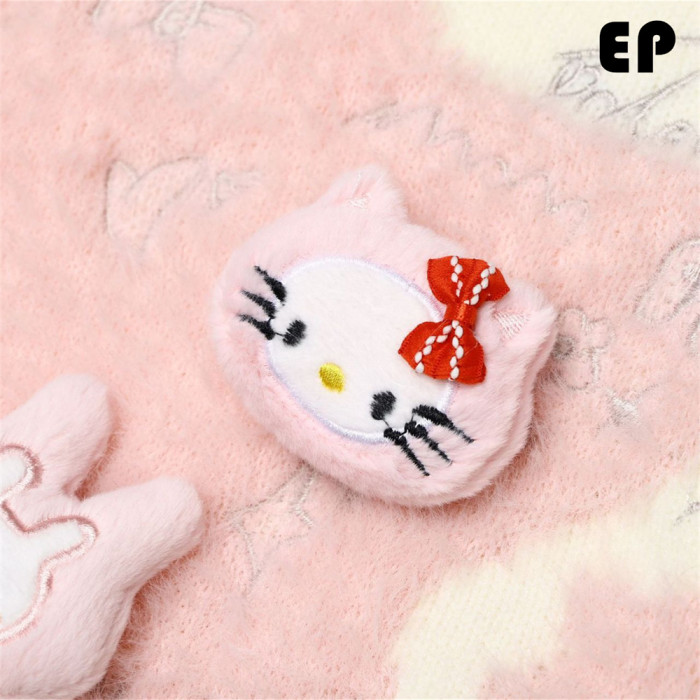 Women Knitted Sweater Pullover Pullover Cardigan Ripped Top