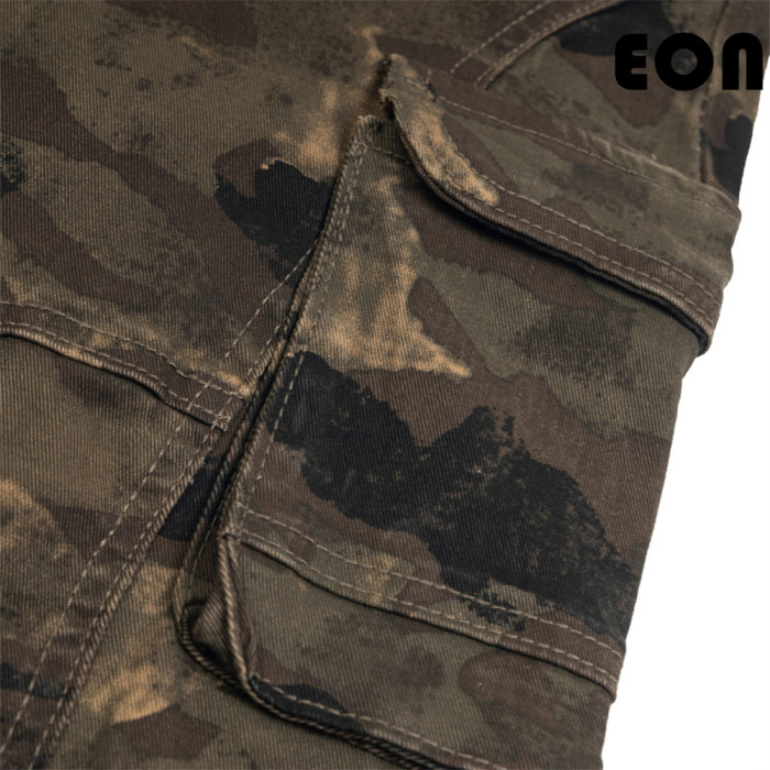 Women Vintage Ripped Wide-leg Jeans Bottoms Pants Trousers Outfits Casual Jeans