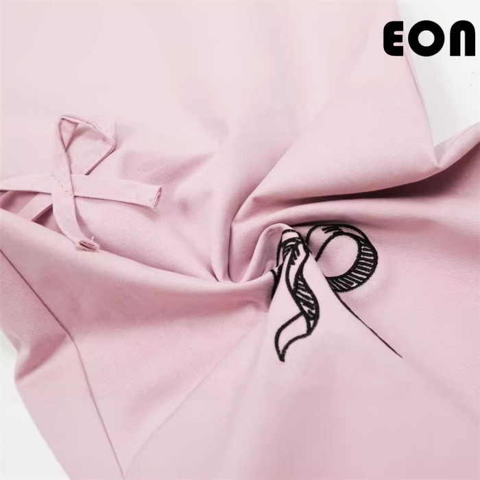 Women Overalls With Bright Thread Pants Anti Splash Trousers Loose pants Wide-leg Pants Casual Pants