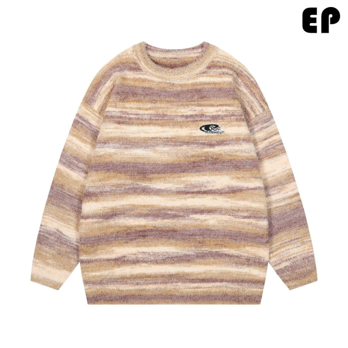 Women Knitted Sweater Pullover Pullover Cardigan Ripped Top