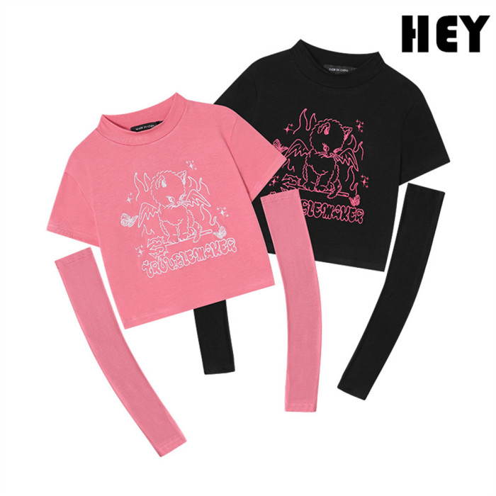 Women Hot Girl Style Slim Long Sleeve Bottoming Shirt Slim T-shirt