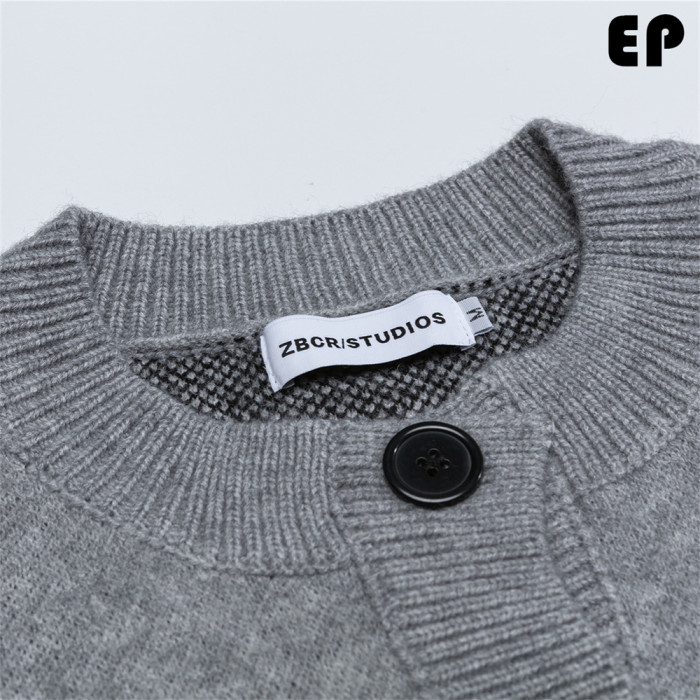 Women Knitted Sweater Pullover Pullover Cardigan Ripped Top