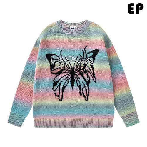 Women Knitted Sweater Pullover Pullover Cardigan Ripped Top