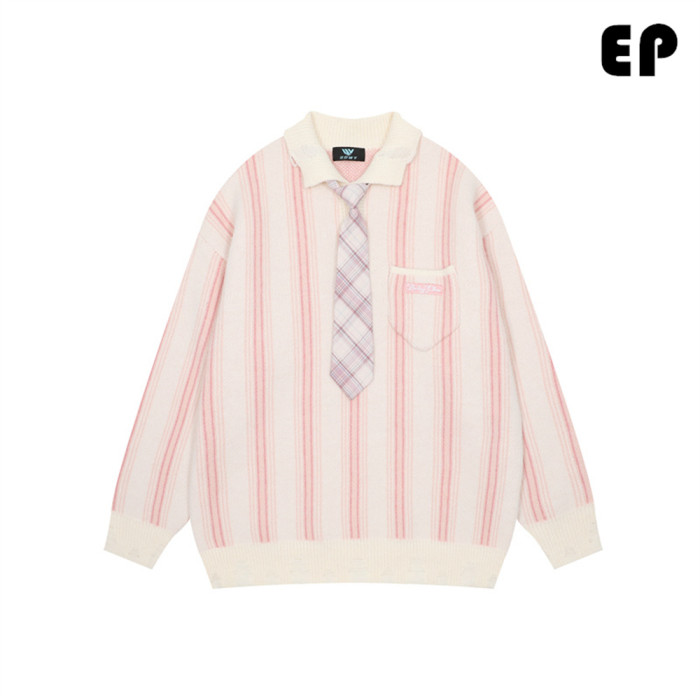 Women Knitted Sweater Pullover Pullover Cardigan Ripped Top