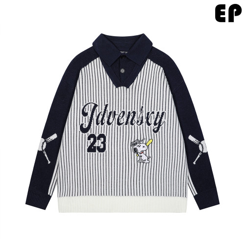 Women Knitted Sweater Pullover Pullover Cardigan Ripped Top