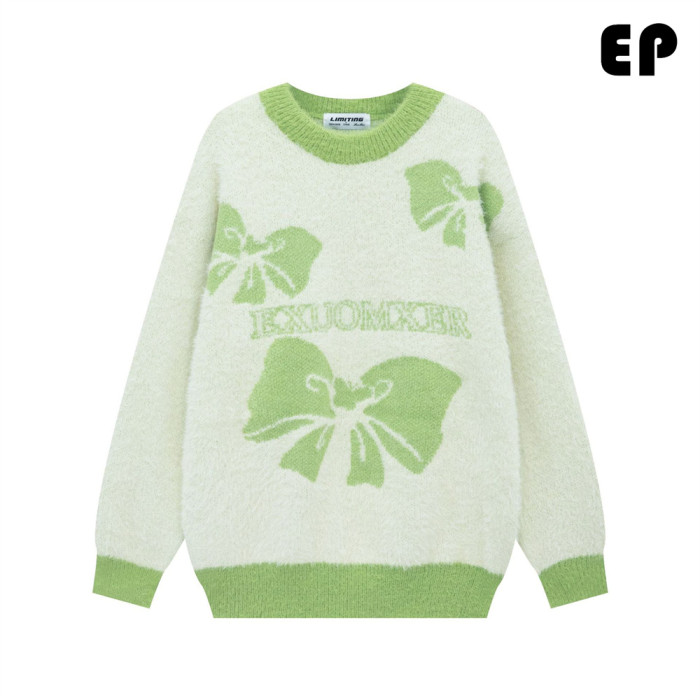 Women Knitted Sweater Pullover Pullover Cardigan Ripped Top