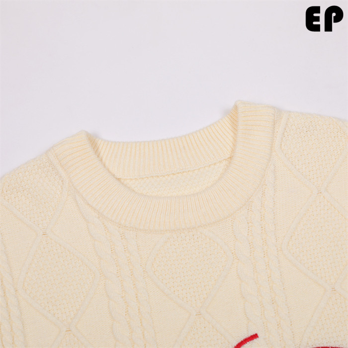 Women Knitted Sweater Pullover Pullover Cardigan Ripped Top