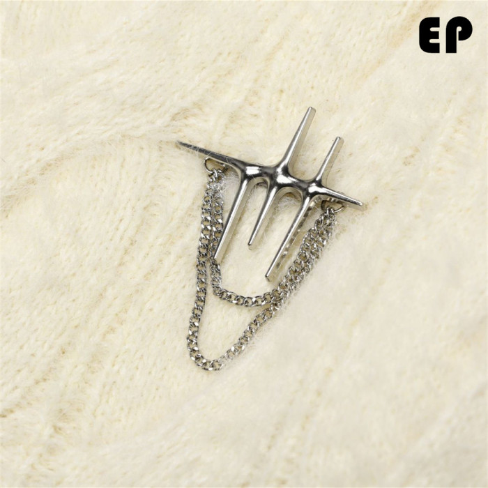 Women Knitted Sweater Pullover Pullover Cardigan Ripped Top