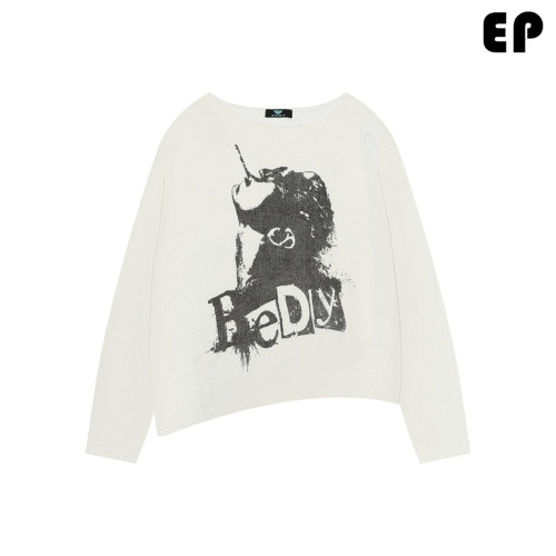 Women Knitted Sweater Pullover Pullover Cardigan Ripped Top