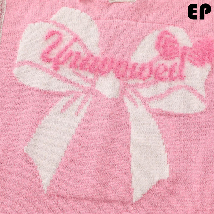 Women Knitted Sweater Pullover Pullover Cardigan Ripped Top