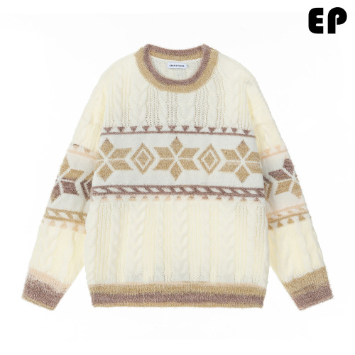 Women Knitted Sweater Pullover Pullover Cardigan Ripped Top