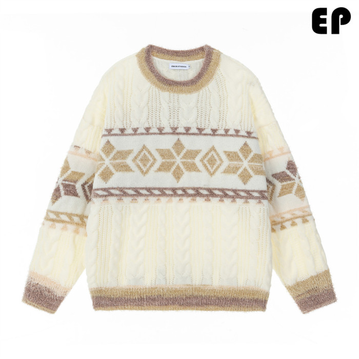 Women Knitted Sweater Pullover Pullover Cardigan Ripped Top