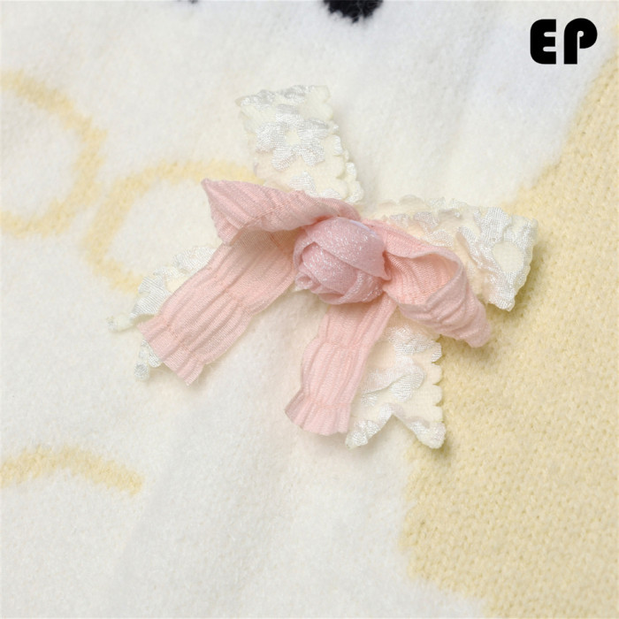 Women Knitted Sweater Pullover Pullover Cardigan Ripped Top