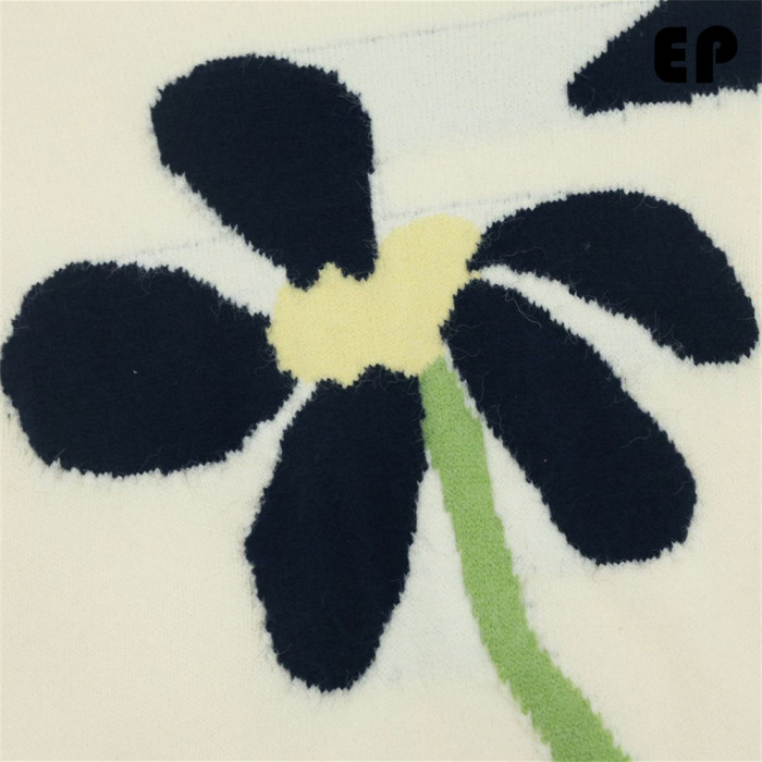 Women Knitted Sweater Pullover Pullover Cardigan Ripped Top