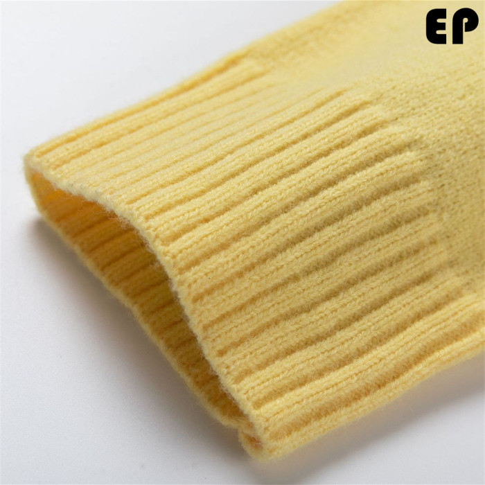 Women Knitted Sweater Pullover Pullover Cardigan Ripped Top