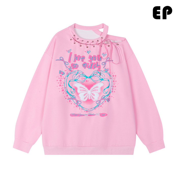 Women Hoodies Hooded Sweatshirt Tee Pullover Tops Sweats Unisex Teen Outfits