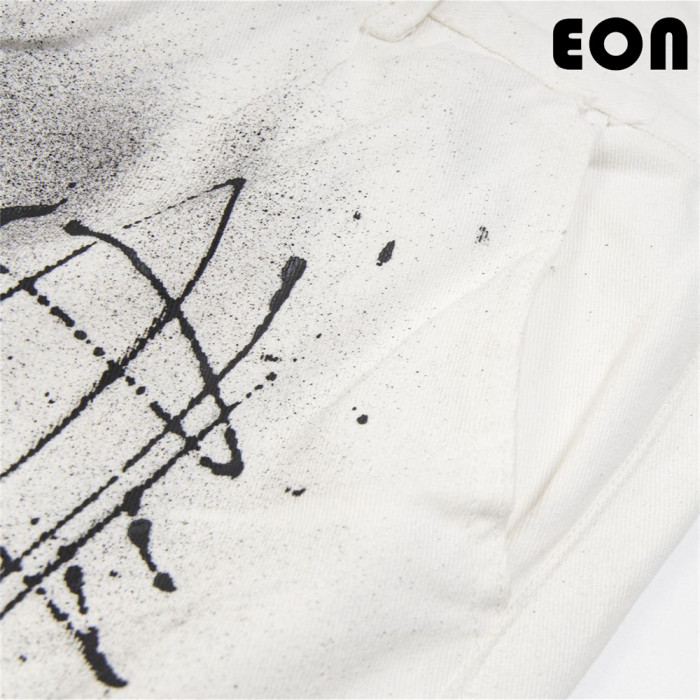 Women Vintage Ripped Wide-leg Jeans Bottoms Pants Trousers Outfits Casual Jeans