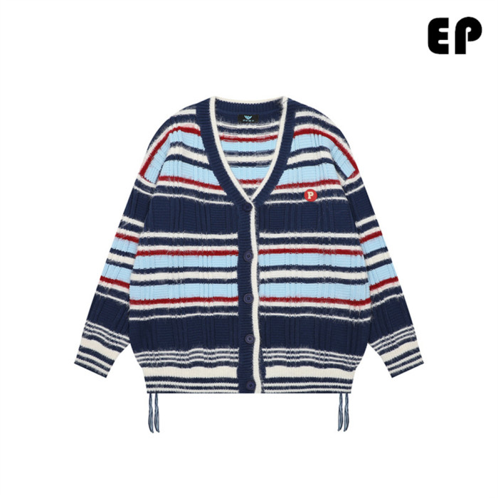 Women Knitted Sweater Pullover Pullover Cardigan Ripped Top