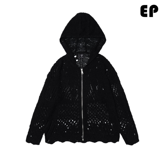 Women Knitted Sweater Pullover Zipper Hoodie Cardigan Top