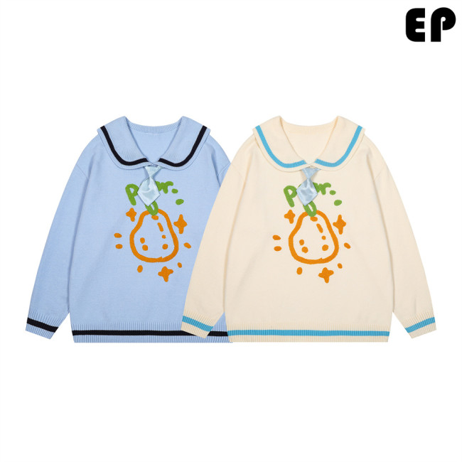 Women Knitted Sweater Pullover Pullover Cardigan Ripped Top