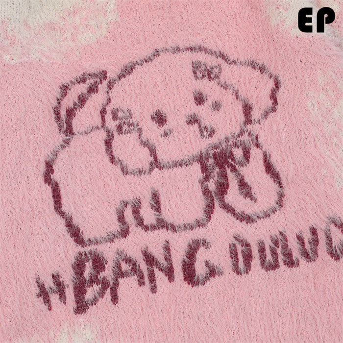 Women Knitted Sweater Pullover Pullover Cardigan Ripped Top