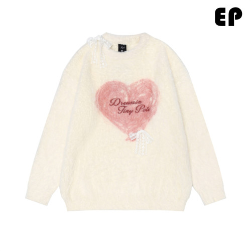 Women Knitted Sweater Pullover Pullover Cardigan Ripped Top