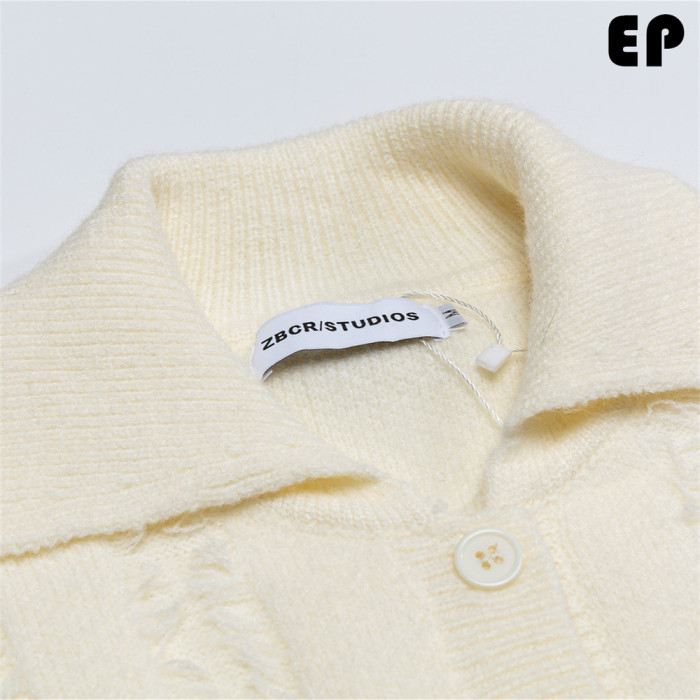 Women Knitted Sweater Pullover Pullover Cardigan Ripped Top