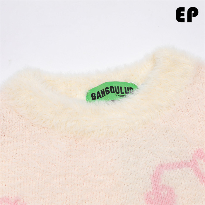 Women Knitted Sweater Pullover Pullover Cardigan Ripped Top