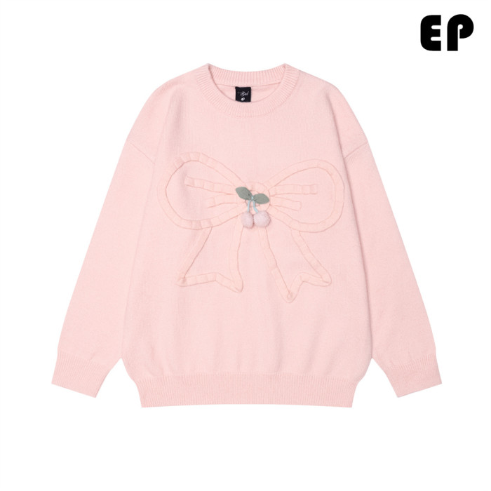 Women Knitted Sweater Pullover Pullover Cardigan Ripped Top