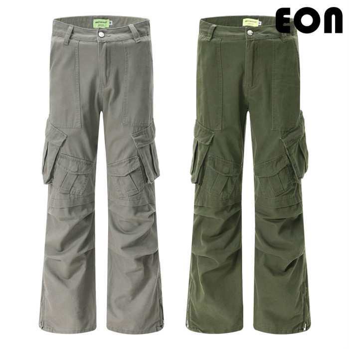 Women Functional Cargo Pants Wide Leg Pants Tracksuit Sport Wear Pant Bottoms Trousers Outfits Casual Pants