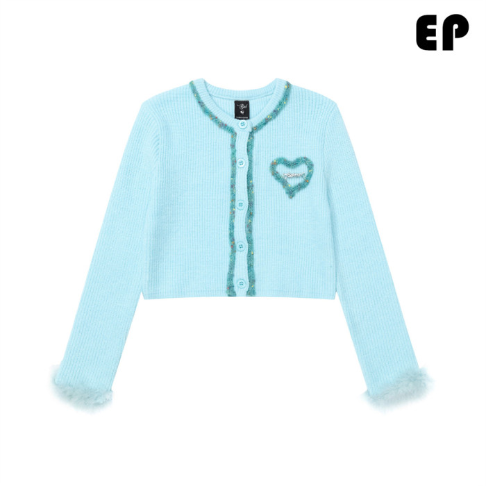 Women Knitted Sweater Pullover Pullover Cardigan Ripped Top