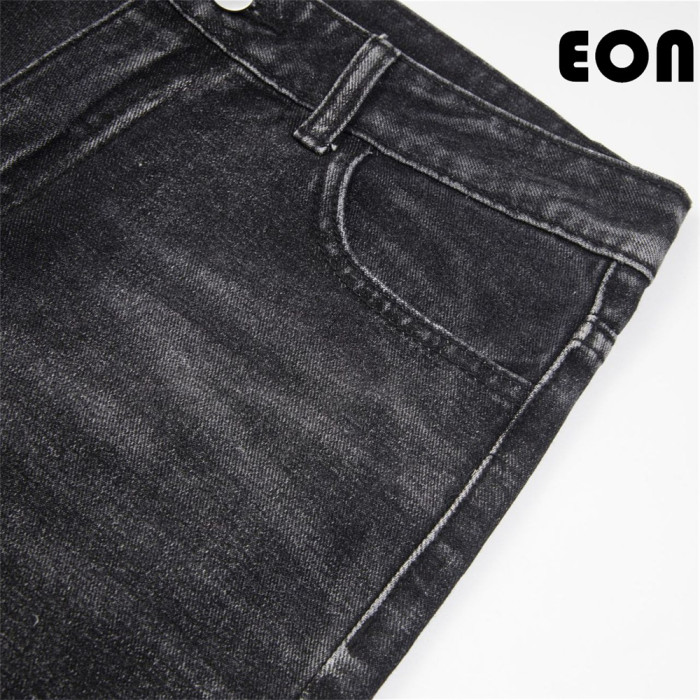 Women Hip Hop Wiped Color Wide-leg Jeans Bottoms Pants Trousers Outfits Casual Jeans