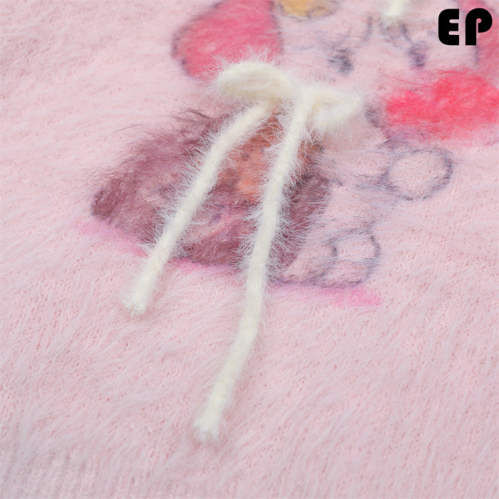 Women Knitted Sweater Pullover Pullover Cardigan Ripped Top