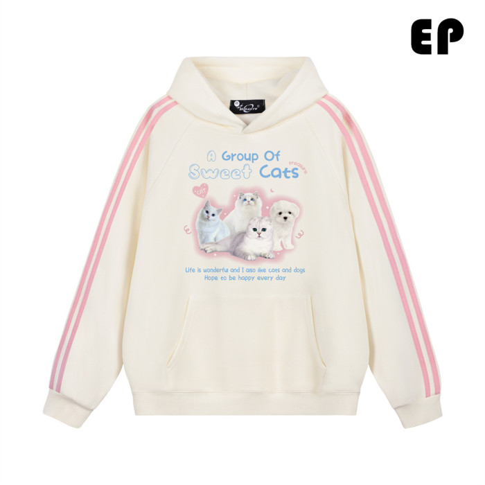 Women Hoodies Hooded Sweatshirt Tee Pullover Tops Sweats Unisex Teen Outfits