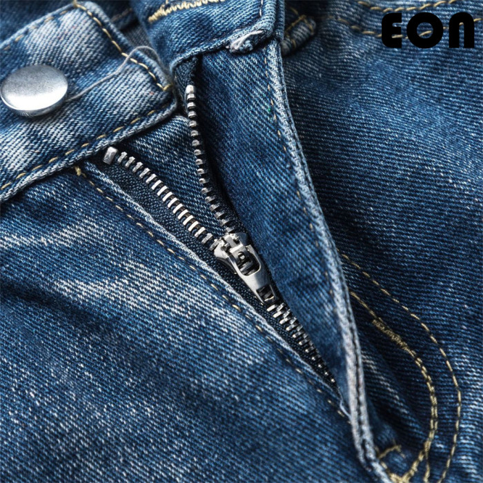 Women Vintage Ripped Wide-leg Jeans Bottoms Pants Trousers Outfits Casual Jeans