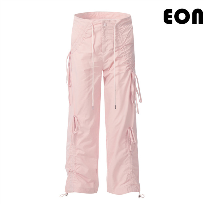 Women Overalls With Bright Thread Pants Anti Splash Trousers Loose pants Wide-leg Pants Casual Pants