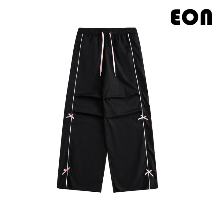 Women Overalls With Bright Thread Pants Anti Splash Trousers Loose pants Wide-leg Pants Casual Pants