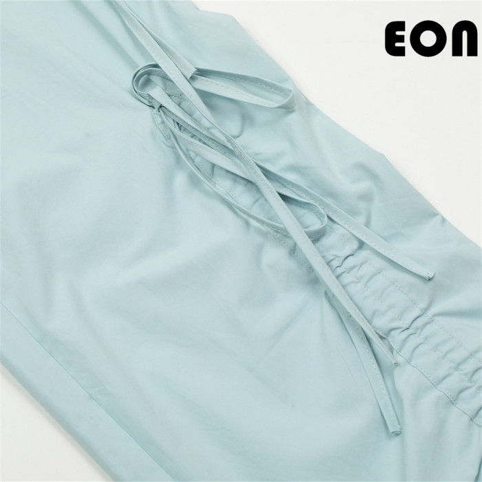 Women Overalls With Bright Thread Pants Anti Splash Trousers Loose pants Wide-leg Pants Casual Pants