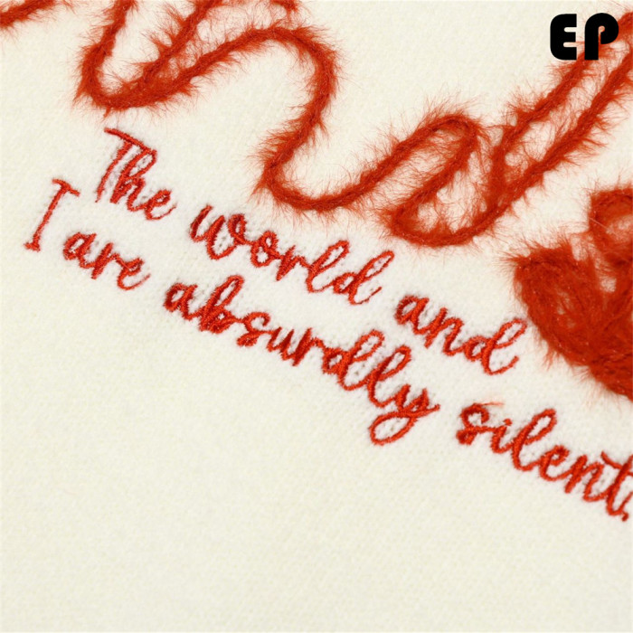 Women Knitted Sweater Pullover Pullover Cardigan Ripped Top