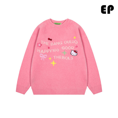 Women Knitted Sweater Pullover Pullover Cardigan Ripped Top