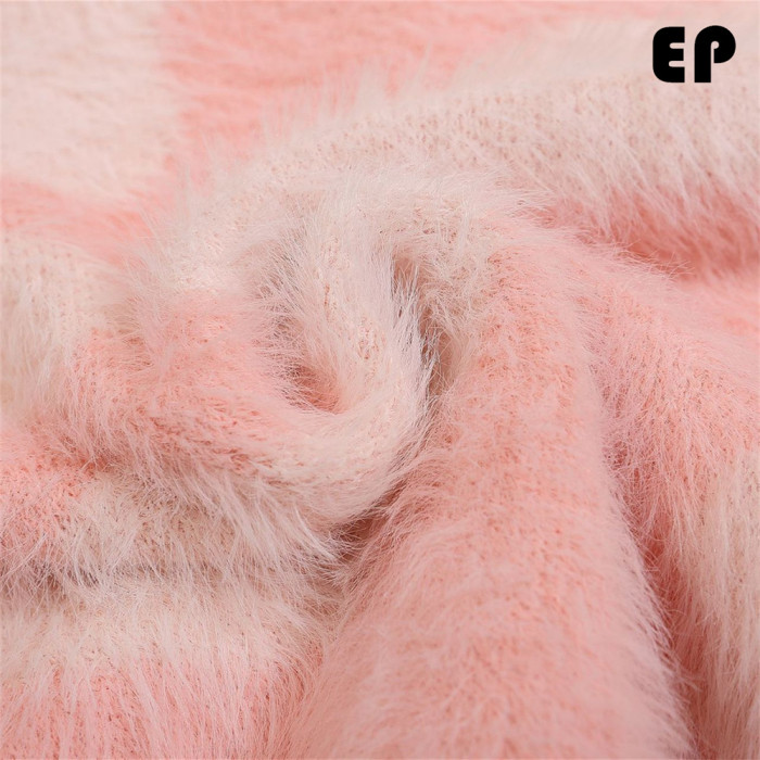 Women Knitted Sweater Pullover Pullover Cardigan Ripped Top