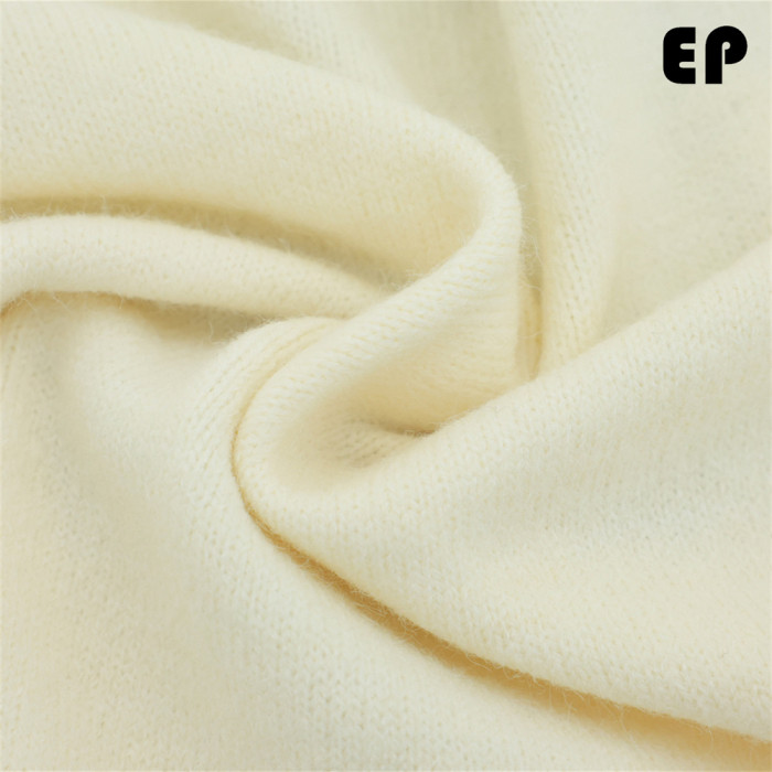 Women Knitted Sweater Pullover Pullover Cardigan Ripped Top