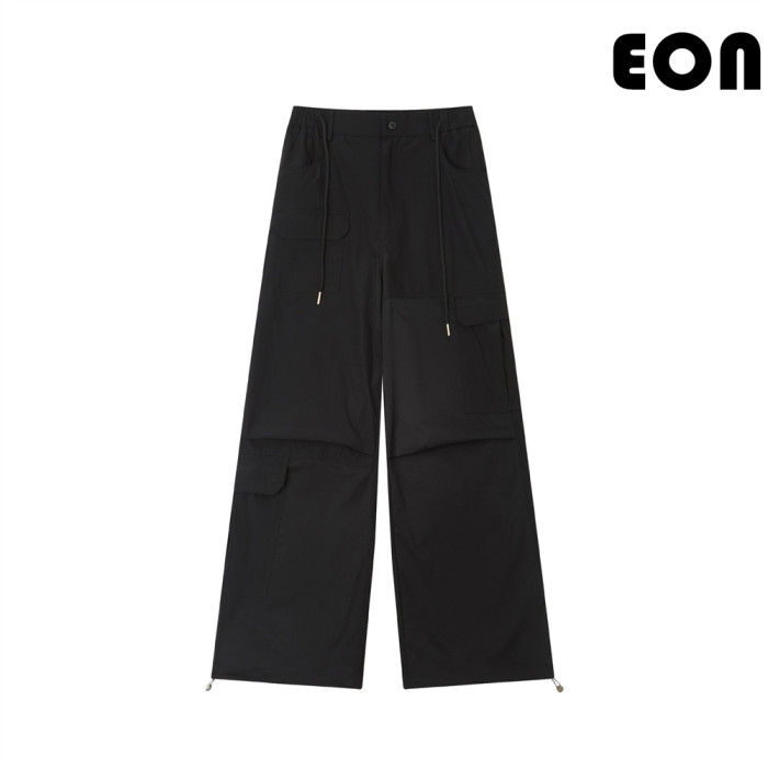 Women Overalls With Bright Thread Pants Anti Splash Trousers Loose pants Wide-leg Pants Casual Pants