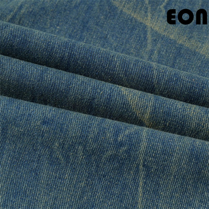 Women Vintage Ripped Wide-leg Jeans Bottoms Pants Trousers Outfits Casual Jeans