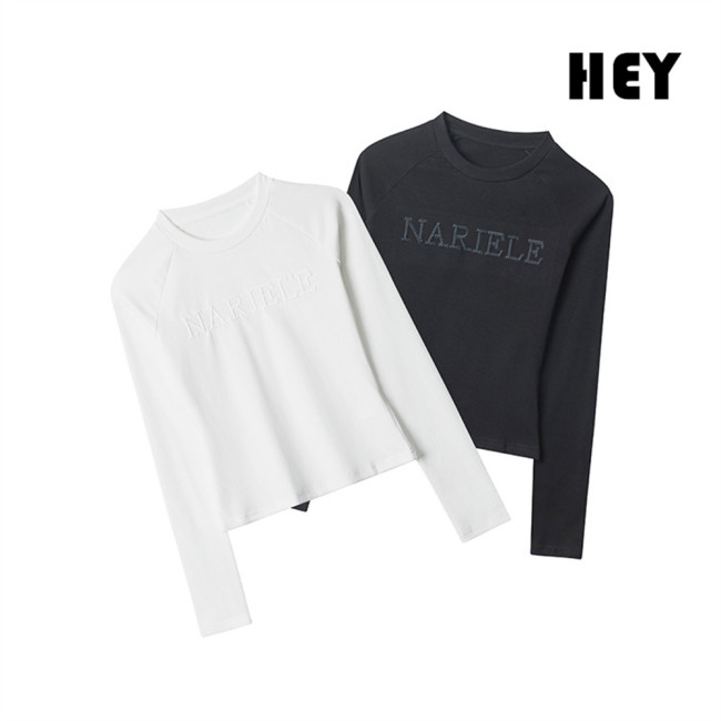 Women Hot Girl Style Slim Long Sleeve Bottoming Shirt Slim T-shirt