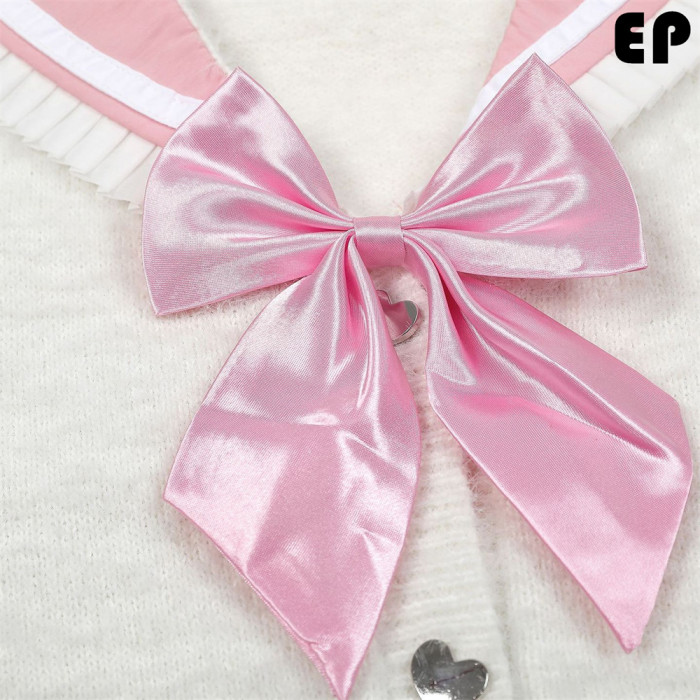 Women Knitted Sweater Pullover Pullover Cardigan Ripped Top