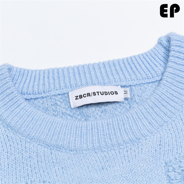 Women Knitted Sweater Pullover Pullover Cardigan Ripped Top