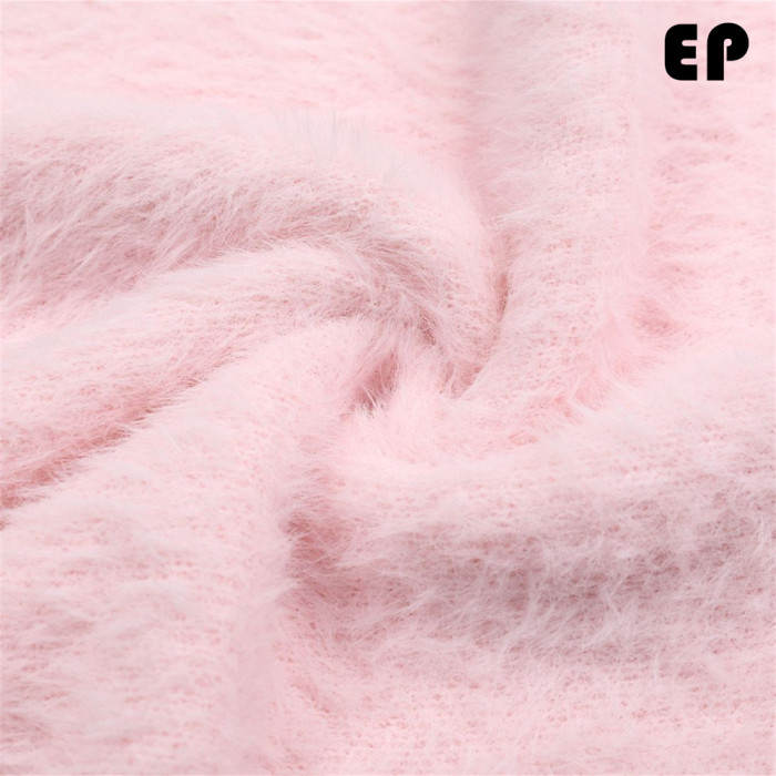 Women Knitted Sweater Pullover Pullover Cardigan Ripped Top