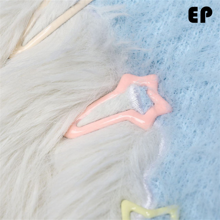 Women Knitted Sweater Pullover Pullover Cardigan Ripped Top